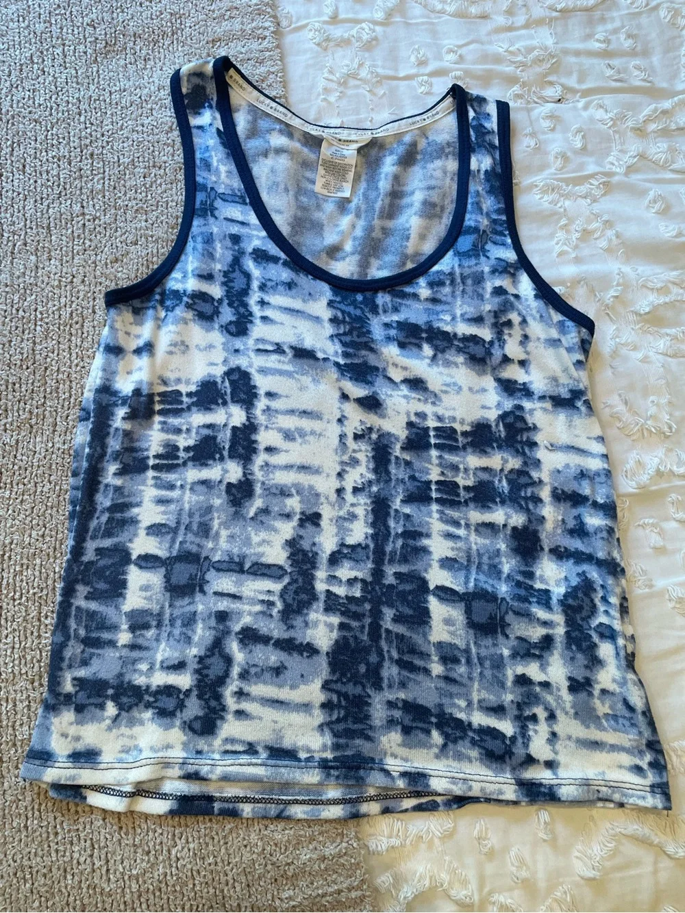 Lucky Brand Tie-Dye Pajama Tank Top & Pants Sleep Set - Size XS
